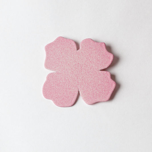 Flower Patch brooch - Clematis (pink)