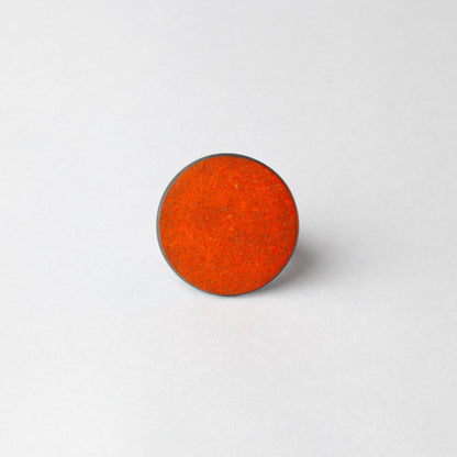 Enamel ring (orange, med)