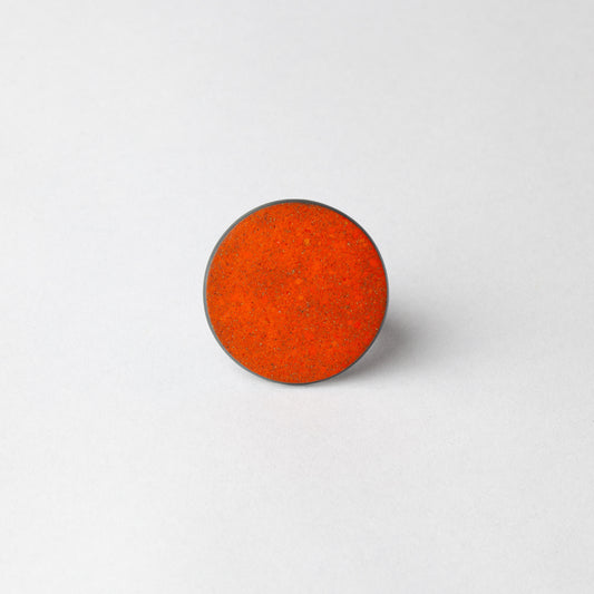 Enamel ring (orange, med)