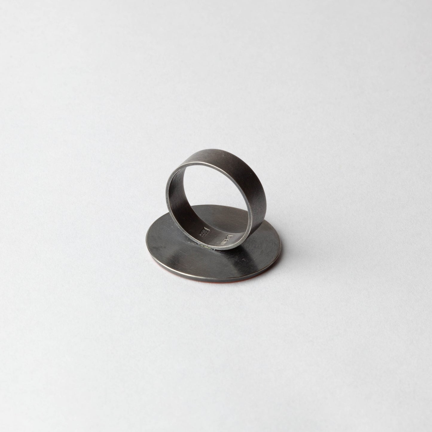Enamel ring (orange, med)