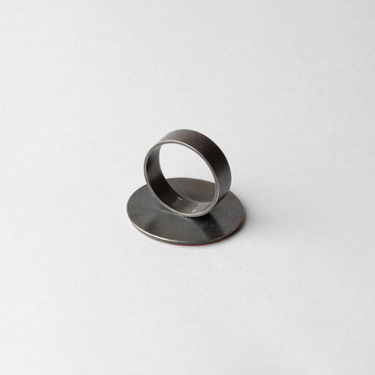 Enamel ring (orange, med)