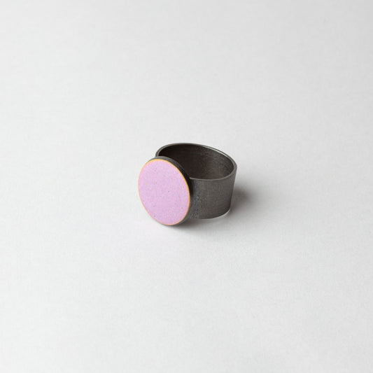 Enamel ring (mauve, small)