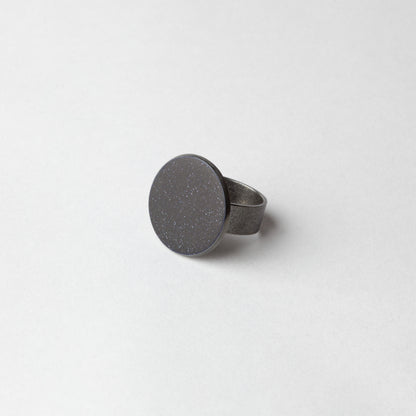 Enamel ring (black, small)