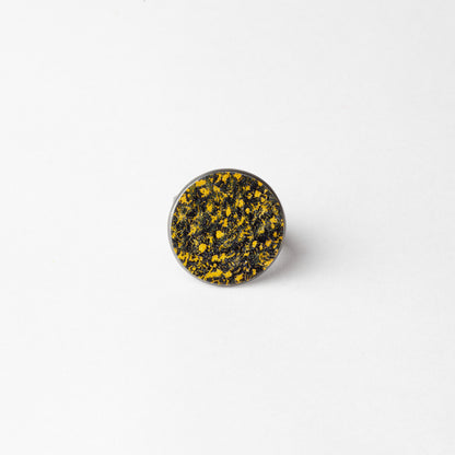 Enamel ring (yellow speckle, med)