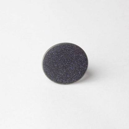 Enamel ring (black, large)