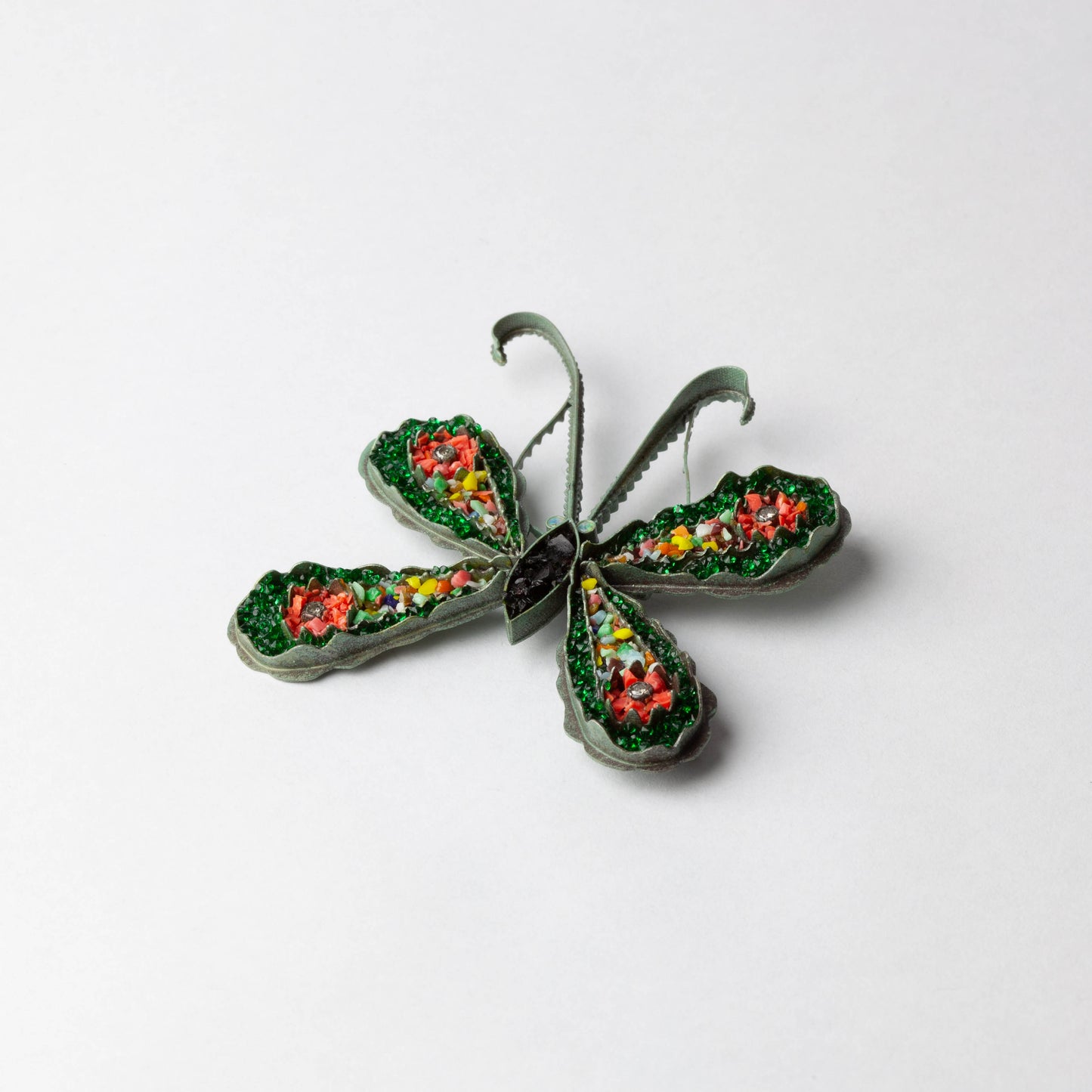 Happy Green Butterfly
