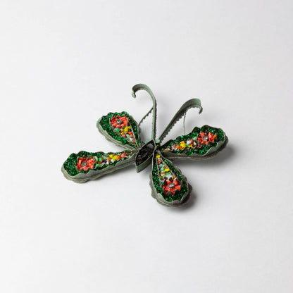 Happy Green Butterfly