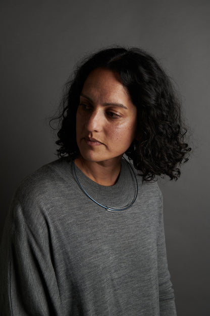 'Curve' short necklace