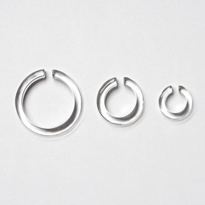 'Blank: hoops (S)' ear cuff