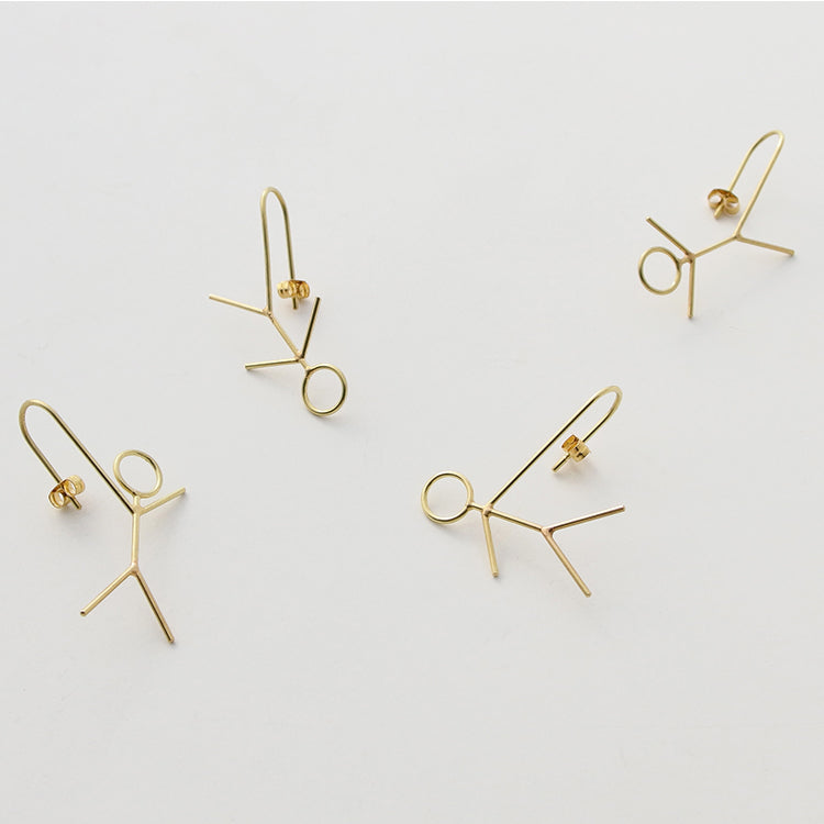 'Long arm, long leg' earrings