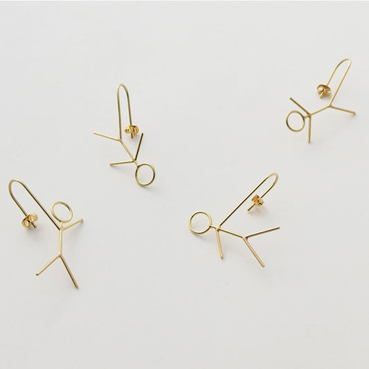 'Long arm, long leg' earrings