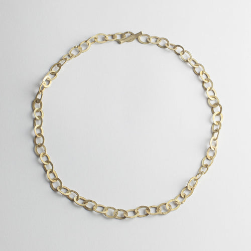 'Chains and Flowers' necklace - gold
