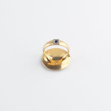 Gold ring with ruby & sapphire