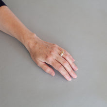 'Snake' gold & silver ring