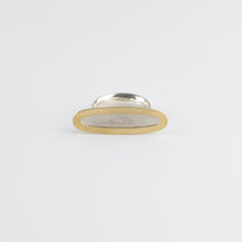 Ellipse gold & silver ring