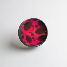 'Bi' brooch - magenta