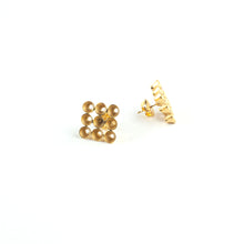 'Cone' stud earrings - gold