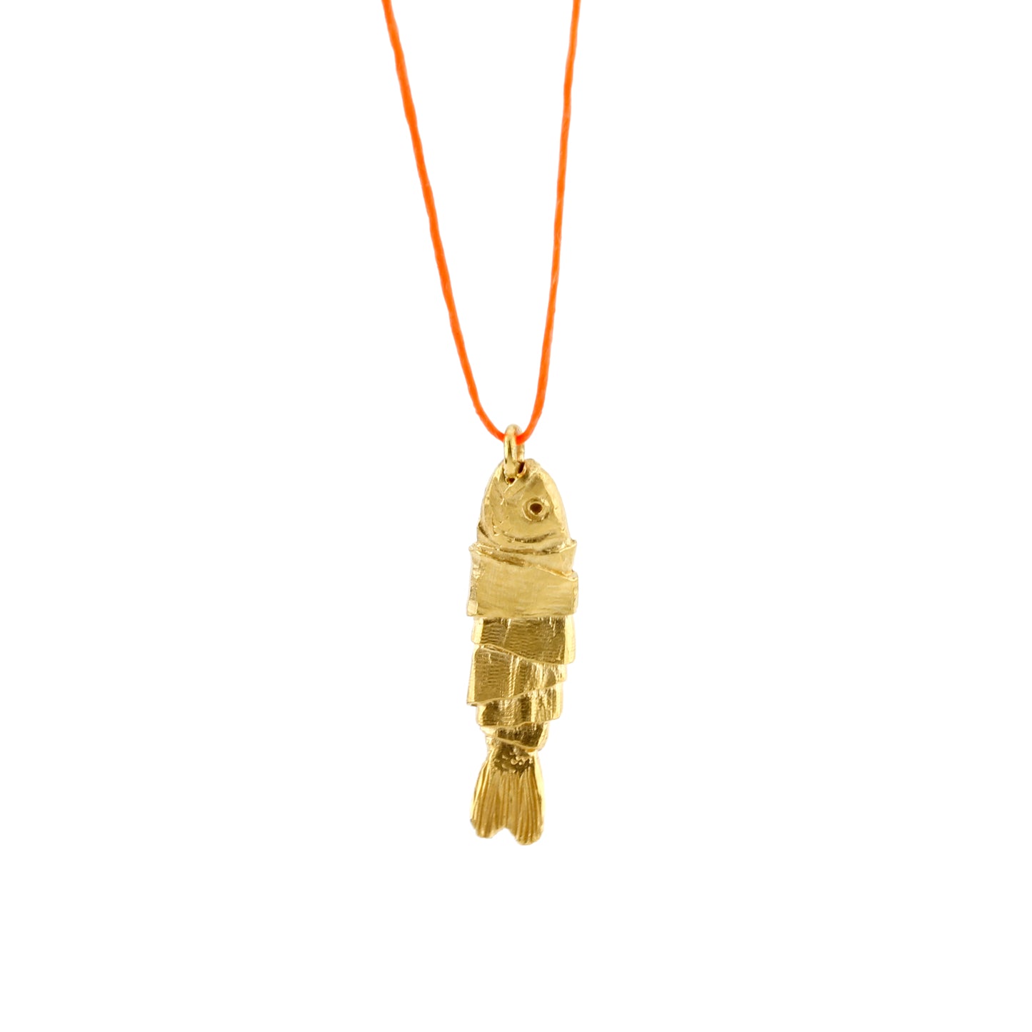 'Lucky Fish' pendant - gold