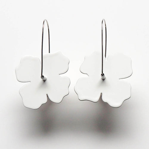 Flower Patch: Clematis earrings