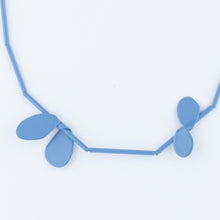 'Leaf' necklace - blue