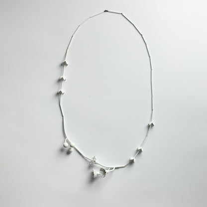 'In my garden: Flowering gum, Wattle, Boronia' necklace