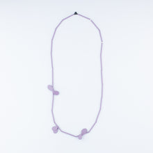 'Leaf' necklace - lilac