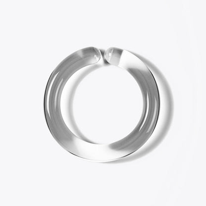 'Vesuv' bangle - transparent