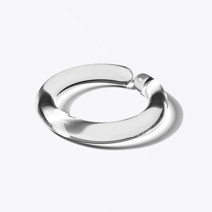 'Vesuv' bangle - transparent