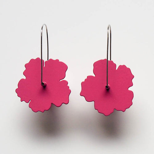 Flower Patch: Hibiscus earrings