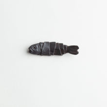 'Lucky Fish' brooch - black