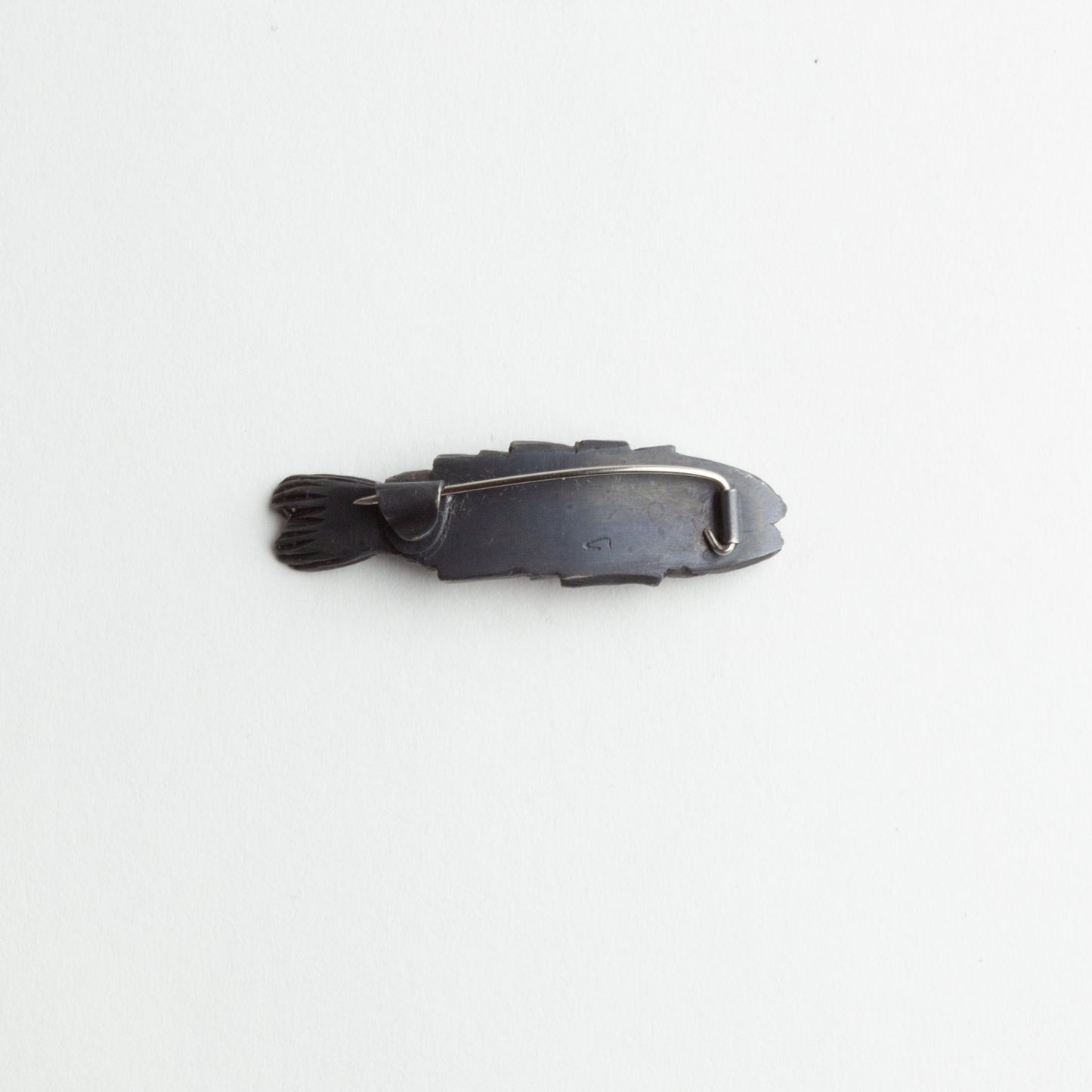 'Lucky Fish' brooch - black