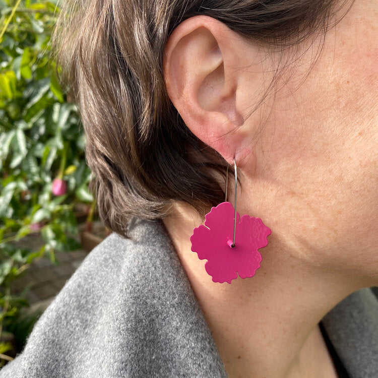 Flower Patch: Hibiscus earrings