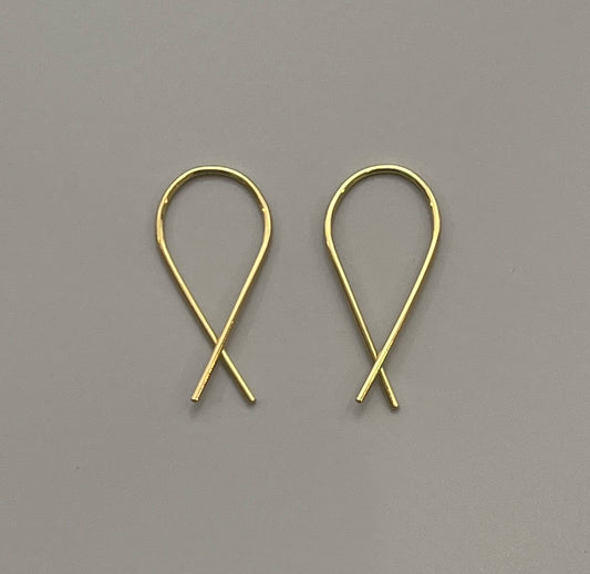 'X' earrings
