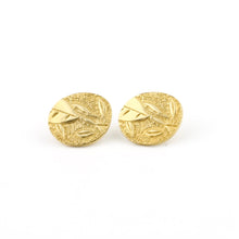 'Botanical' stud earrings