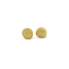 'Punched dot' stud earrings