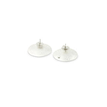 Engraved stud earrings - medium