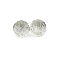 Engraved stud earrings - small