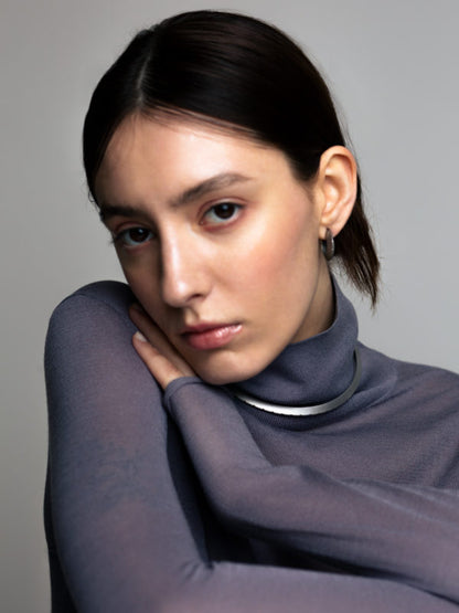 'Orbit' hoop earrings