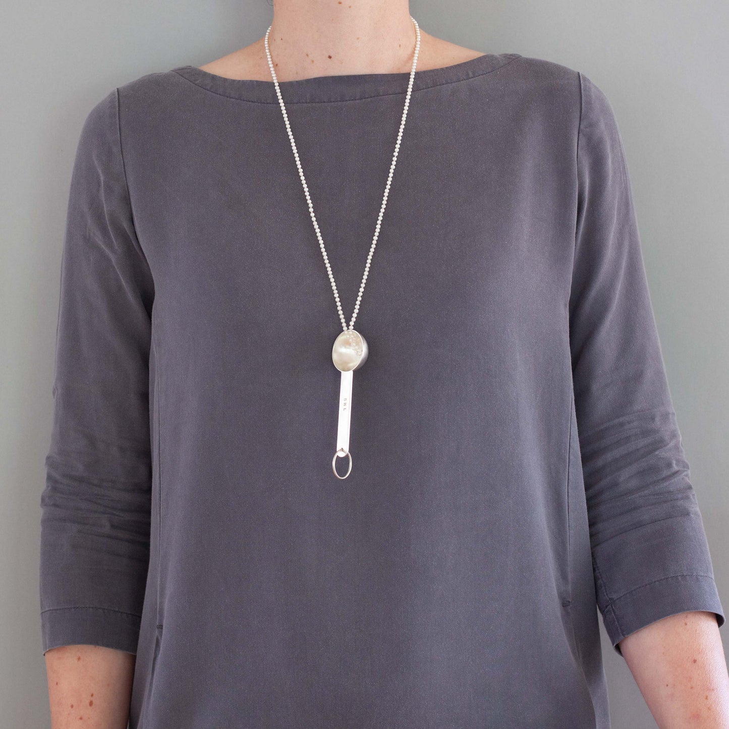 'A teaspoon of pearls' pendant
