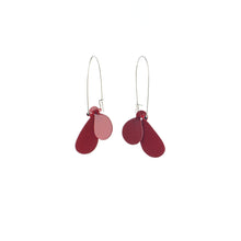 'Leaf' earrings (S) - red