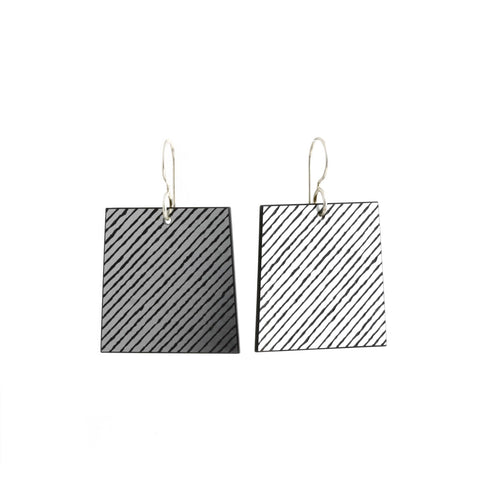 'Brilliant Grey' earrings