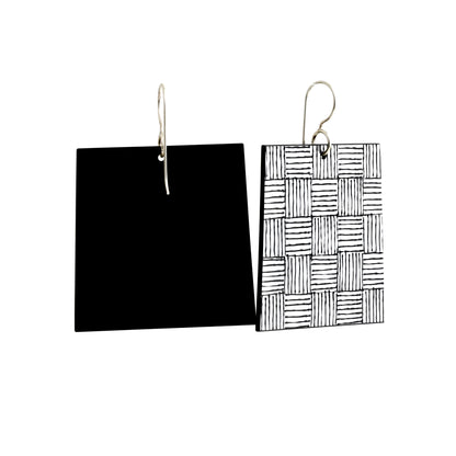 'Brilliant Grey' earrings