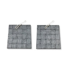 'Brilliant Grey' earrings