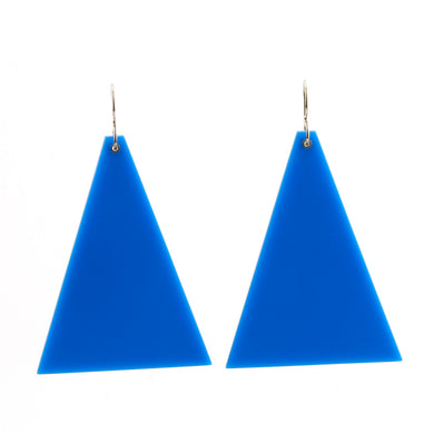'Blue Triangle' earrings