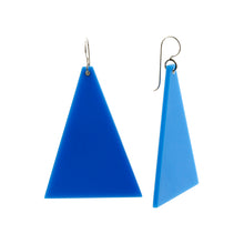 'Blue Triangle' earrings
