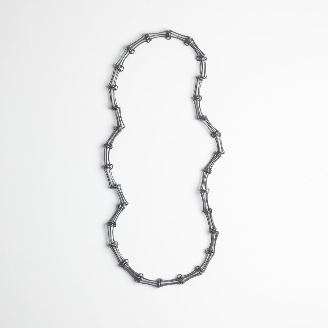 Blackened silver chain