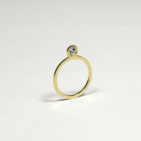 'Flat Diamond' ring