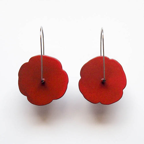 Flower Patch: Poppy earrings