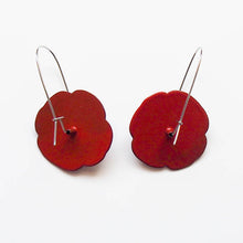 Flower Patch: Poppy earrings