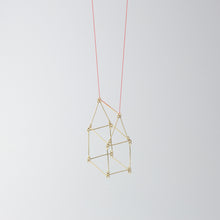 'House' pendant - gold